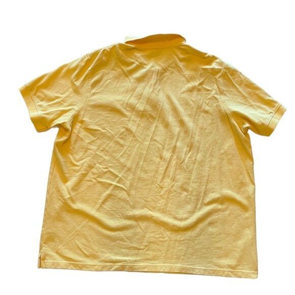 Men's Lands' End XXL Yellow Polo Shirt 50 - 52 Traditional Fit - Picture 2 of 4